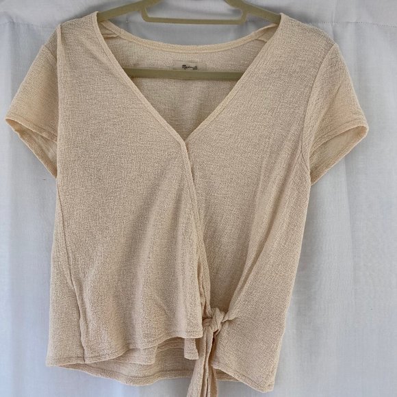 Madewell Front Wrap Top - Picture 1 of 1